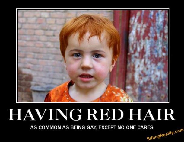 red hair